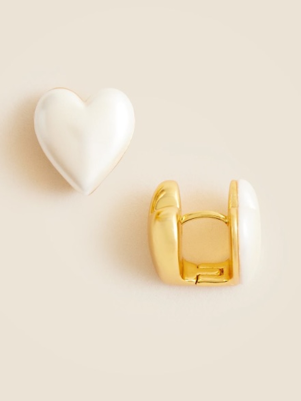 J. Crew Double-sided heart huggie hoop earrings
SOLD OUT